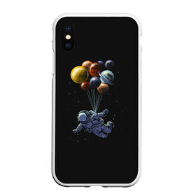 Чехол для iPhone XS Max матовый с принтом Space Travel в Екатеринбурге, Силикон | Область печати: задняя сторона чехла, без боковых панелей | Тематика изображения на принте: drift | drifting | float | floating | galaxy | milky | moon | planet | ship | space | spaceship | star | suit | surfing | to | travel | way | галктика | дрейф | звезда | корабль | космический | космонавт | космос | луна | млечный | планета | путешествие |