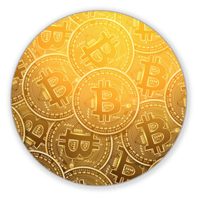 Коврик для мышки круглый с принтом БИТКОИН МОНЕТЫ в Екатеринбурге, резина и полиэстер | круглая форма, изображение наносится на всю лицевую часть | bitcoin | blockchain | btc | cardano | crypto | ethereum | polkadot | tether | xrp | бинанс | биткоин | блокчейн | валюта | деньги | криптовалюта | майнер | майнинг | цифровая валюта | цифровое золото | эфир