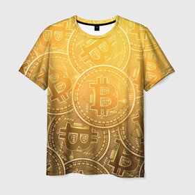 Мужская футболка 3D с принтом БИТКОИН МОНЕТЫ в Екатеринбурге, 100% полиэфир | прямой крой, круглый вырез горловины, длина до линии бедер | Тематика изображения на принте: bitcoin | blockchain | btc | cardano | crypto | ethereum | polkadot | tether | xrp | бинанс | биткоин | блокчейн | валюта | деньги | криптовалюта | майнер | майнинг | цифровая валюта | цифровое золото | эфир