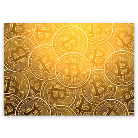 Поздравительная открытка с принтом БИТКОИН МОНЕТЫ в Екатеринбурге, 100% бумага | плотность бумаги 280 г/м2, матовая, на обратной стороне линовка и место для марки
 | bitcoin | blockchain | btc | cardano | crypto | ethereum | polkadot | tether | xrp | бинанс | биткоин | блокчейн | валюта | деньги | криптовалюта | майнер | майнинг | цифровая валюта | цифровое золото | эфир