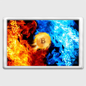 Магнит 45*70 с принтом БИТКОИН | BITCOIN FIRE в Екатеринбурге, Пластик | Размер: 78*52 мм; Размер печати: 70*45 | Тематика изображения на принте: bitcoin | blockchain | btc | cardano | crypto | ethereum | polkadot | tether | xrp | бинанс | биткоин | блокчейн | валюта | деньги | криптовалюта | майнер | майнинг | цифровая валюта | цифровое золото | эфир