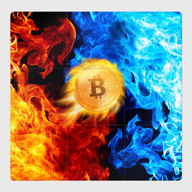 Магнитный плакат 3Х3 с принтом БИТКОИН | BITCOIN FIRE в Екатеринбурге, Полимерный материал с магнитным слоем | 9 деталей размером 9*9 см | Тематика изображения на принте: bitcoin | blockchain | btc | cardano | crypto | ethereum | polkadot | tether | xrp | бинанс | биткоин | блокчейн | валюта | деньги | криптовалюта | майнер | майнинг | цифровая валюта | цифровое золото | эфир