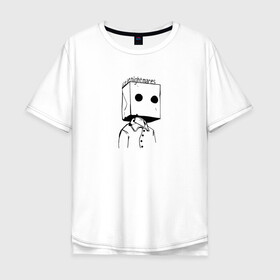Мужская футболка хлопок Oversize с принтом Little Nightmares 2 в Екатеринбурге, 100% хлопок | свободный крой, круглый ворот, “спинка” длиннее передней части | little nightmares 2 | герой | игра | литл найтмер | персонаж