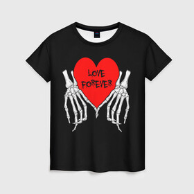 Женская футболка 3D с принтом LOVE FOREVER | ЛЮБОВЬ НАВСЕГДА в Екатеринбурге, 100% полиэфир ( синтетическое хлопкоподобное полотно) | прямой крой, круглый вырез горловины, длина до линии бедер | 14 | 8 | day | dead | death | forever | girl | girls | hearts | heat | love | lovers | valentine | valentines | валентина | девушка | день | до | любовь | марта | навсегда | пара | парень | святого | сердечко | сердце | смерь | феврал