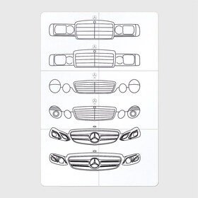 Магнитный плакат 2Х3 с принтом Mercedes E-klass History в Екатеринбурге, Полимерный материал с магнитным слоем | 6 деталей размером 9*9 см | car | cars | e | e320 | e350 | e500 | mercedes | mercedes benz | sedans | w123 | w124 | w210 | w211 | w212 | w213 | авто | бенц | ешка | мерин | мерс | мерседес