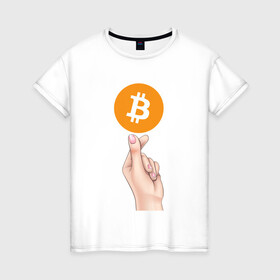 Женская футболка хлопок с принтом BITCOIN LOVE | БИТКОИН (Z) в Екатеринбурге, 100% хлопок | прямой крой, круглый вырез горловины, длина до линии бедер, слегка спущенное плечо | binance coin | bitcoin | blockchain | btc | cardano | crypto | ethereum | litecoin | polkadot | tether | xrp | биткоин | блокчейн | валюта | деньги | криптовалюта | майнер | майнинг | цифровая валюта | цифровое золото | эфир