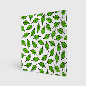 Холст квадратный с принтом Листопад в Екатеринбурге, 100% ПВХ |  | forest | green | leaves | nature | pattern | spring | summer | весна | ветки | деревья | зеленые листья | зеленый узор | зелень | камуфляж листья | лето | листья | падающие листья | природа | растения | текстура | тропики