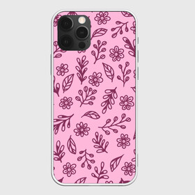 Чехол для iPhone 12 Pro Max с принтом Hello Spring в Екатеринбурге, Силикон |  | casual | flowers | pink | summer | букет | бутоны | весна | ветки | девушкам | декор | лепестки | лето | листья | нежные | орнамент | поляна | природа | растения | рисунок | розовый узор | ромашки | текстура | узор