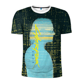 Мужская футболка 3D спортивная с принтом Cyberpunk 2077 | Джонни в Екатеринбурге, 100% полиэстер с улучшенными характеристиками | приталенный силуэт, круглая горловина, широкие плечи, сужается к линии бедра | cyberpunk | cyberpunk 2077 | johnny silverhand | джонни сильверхенд | киберпанк | киберпанк 2077