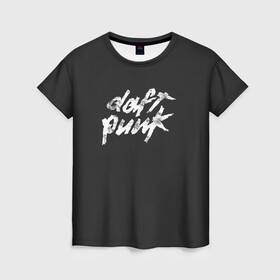 Женская футболка 3D с принтом Daft Punk в Екатеринбурге, 100% полиэфир ( синтетическое хлопкоподобное полотно) | прямой крой, круглый вырез горловины, длина до линии бедер | acces | after | all | better | crush | da | daft | dance | discovery | faster | funk | get | harder | homework | human | instant | lose | lucky | memories | more | one | punk | random | stronger | time | to | yourself | бангальтер | дафт 