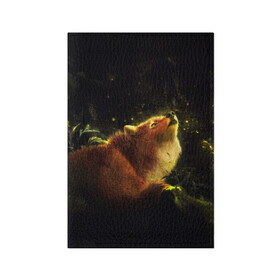 Обложка для паспорта матовая кожа с принтом Лисица в Екатеринбурге, натуральная матовая кожа | размер 19,3 х 13,7 см; прозрачные пластиковые крепления | fox | foxy | животное | звери | лиса | лисенок | лисичка | милая | рыжая | фокс