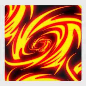 Магнитный плакат 3Х3 с принтом ОГНЕННЫЕ ВОЛНЫ | FIRE STRIPES в Екатеринбурге, Полимерный материал с магнитным слоем | 9 деталей размером 9*9 см | abstraction | geometry | hexagon | neon | paints | stripes | texture | triangle | абстракция | брызги | геометрия | краски | неон | соты | текстура