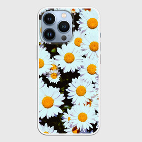 Чехол для iPhone 13 Pro с принтом Ромашки в Екатеринбурге,  |  | 2021 | бабочка | весенняя | весна | вишня | вселенная | коронавирус | космос | лето | лилия | мимоза | океан | отпуск | роза | розы | ромашка | ромашки | с бабочками | с цветами | сад | сакура | фиалка