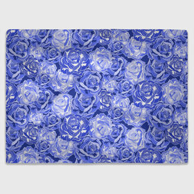 Плед 3D с принтом Голубые и синие розы в Екатеринбурге, 100% полиэстер | закругленные углы, все края обработаны. Ткань не мнется и не растягивается | blue | flora | floral | flower | flowers | romantic | rose | roses | violet | букет роз | букет цветов | бутон | бутоны | день женщин | для девушек | для женщин | женский день | праздник | роза | романтика | садовая роза | флора