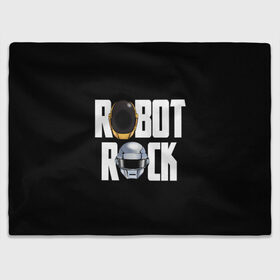 Плед 3D с принтом Robot Rock в Екатеринбурге, 100% полиэстер | закругленные углы, все края обработаны. Ткань не мнется и не растягивается | cyberpunk | daft | daftpunk | electronic | get | guy | guy manuel | human | lucky | music | punk | robot | rock | thomas | дафт | дафтпанк | киберпанк | музыка | ню диско | панк | робот | рок | техно | томас | электро | электроник рок