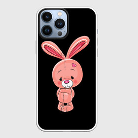 Чехол для iPhone 13 Pro Max с принтом ЗАЙЧИК в Екатеринбурге,  |  | animal | baby rabbits | beast | bunny | cat | cute | fluffy | hare | hunter | lion | lion cub | lion king | mane | pink | predator | rabbit | red | tail | yellow | зайк | зайка | зайчик | заяц | кролик | кроль | крольчата | розовый