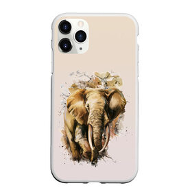 Чехол для iPhone 11 Pro матовый с принтом акварельный слон брызги в Екатеринбурге, Силикон |  | акварель | акварельный | арт | бивни | брызги | животное | зверь | краска | природа | разводы | рисунок | хобот