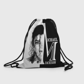 Рюкзак-мешок 3D с принтом Майкл Джексон в Екатеринбурге, 100% полиэстер | плотность ткани — 200 г/м2, размер — 35 х 45 см; лямки — толстые шнурки, застежка на шнуровке, без карманов и подкладки | бог танца | красивый звук | милый и очаровательный | самый популярный певец в мире