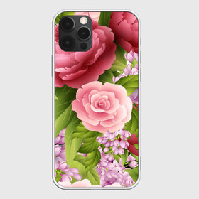 Чехол для iPhone 12 Pro Max с принтом ЦВЕТЫ / FLOWERS / 8 МАРТА в Екатеринбурге, Силикон |  | Тематика изображения на принте: chery | flowers | japan | roses | sakura | вишня | растения | розы | ромашка | сакура | тюльпаны | цветы | цветы сакуры | япония