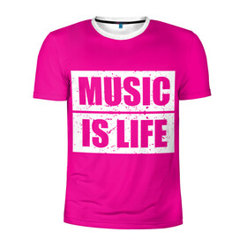 Мужская футболка 3D спортивная с принтом Музыка жизни в Екатеринбурге, 100% полиэстер с улучшенными характеристиками | приталенный силуэт, круглая горловина, широкие плечи, сужается к линии бедра | космическая музыка (music) | мои соседи слушают хор. музыку | музыка | музыка в сердце | музыка жизни | музыка моя жизнь | поглощение музыкой