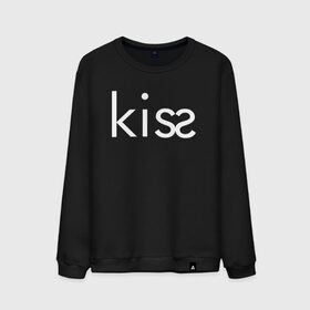 Мужской свитшот хлопок с принтом KISS | ПОЦЕЛУЙ в Екатеринбурге, 100% хлопок |  | creative | kiss | love | lovers | me | minimalism | креатив | креативная | любовь | минимал | минимализм | надпись | поцелуи | текст | целовать