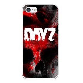 Чехол для iPhone 5/5S матовый с принтом DAYZ BLOOD | ДЕЙЗИ КРОВЬ (Z) в Екатеринбурге, Силикон | Область печати: задняя сторона чехла, без боковых панелей | Тематика изображения на принте: apocalypse | arma 2 | dayz | game | survival horror | zombie | апокалипсис | арма | арма 2 | дейзи | зомби | зомби апокалипсисом | игра | мертвецы | симулятор выживания | ходячик мертвецы