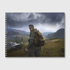 Альбом для рисования с принтом DAYZ POSTER | ДЕЙЗИ ПОСТЕР (Z) в Екатеринбурге, 100% бумага
 | матовая бумага, плотность 200 мг. | Тематика изображения на принте: apocalypse | arma 2 | dayz | game | survival horror | zombie | апокалипсис | арма | арма 2 | дейзи | зомби | зомби апокалипсисом | игра | мертвецы | симулятор выживания | ходячик мертвецы