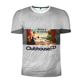 Мужская футболка 3D спортивная с принтом Clubhouse Welcome | Клабхаус в Екатеринбурге, 100% полиэстер с улучшенными характеристиками | приталенный силуэт, круглая горловина, широкие плечи, сужается к линии бедра | baby | club | clubhouse | house | invite | the | to | welcome | в | детка | добро | живопись | инвайт | искусство | картина | клабхаус | клуб | пожаловать | сеть | социальная