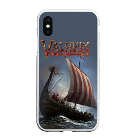 Чехол для iPhone XS Max матовый с принтом Valheim в Екатеринбурге, Силикон | Область печати: задняя сторона чехла, без боковых панелей | drakkar | valhalla | valheim | viking | vikings | валхэйм | вальгала | вальхала | вальхейм | викинг | викинги | драккар