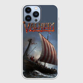 Чехол для iPhone 13 Pro Max с принтом Valheim в Екатеринбурге,  |  | drakkar | valhalla | valheim | viking | vikings | валхэйм | вальгала | вальхала | вальхейм | викинг | викинги | драккар