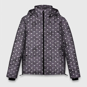 Мужская зимняя куртка 3D с принтом LOVE SWEET monogram dark в Екатеринбурге, верх — 100% полиэстер; подкладка — 100% полиэстер; утеплитель — 100% полиэстер | длина ниже бедра, свободный силуэт Оверсайз. Есть воротник-стойка, отстегивающийся капюшон и ветрозащитная планка. 

Боковые карманы с листочкой на кнопках и внутренний карман на молнии. | fashion | fire | game | hip hop | rap | street style | top | игра | мода | огонь | подарок | рэп | топ | уличный стиль | хип хоп