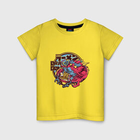 Детская футболка хлопок с принтом Dragon Ramen Anime Style в Екатеринбурге, 100% хлопок | круглый вырез горловины, полуприлегающий силуэт, длина до линии бедер | bowl | china | fashion | japan | japanese | kanji | korea | manga | old | sapporo | tokyo | аниме | дракон | иероглифы | кандзи | китай | китайский дракон | корея | лапша | манга | миска | мифология | мудрость | рамен | рамэн | саппоро | старик