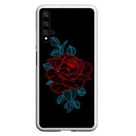 Чехол для Honor 20 с принтом НЕОНОВАЯ РОЗА NEON ROSE в Екатеринбурге, Силикон | Область печати: задняя сторона чехла, без боковых панелей | Тематика изображения на принте: 8 | day | flowers | girl | girlfriend | girls | granny | love | lovers | march | mommy | moms | roses | women | womens | бабуля | бабушка | девушка | девушки | день | жена | женский | женщина | любовь | мама | мамуля | марта | розы | сестра | си