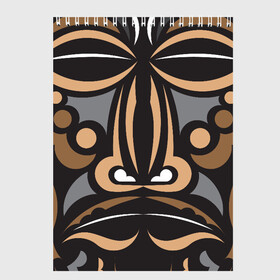 Скетчбук с принтом Лицо в Полинезийском стиле. в Екатеринбурге, 100% бумага
 | 48 листов, плотность листов — 100 г/м2, плотность картонной обложки — 250 г/м2. Листы скреплены сверху удобной пружинной спиралью | викинг | вождь | воин | демон | древние племена | дьявол | контур лица | лицо | маори | маска | племенные узоры | полинезия | самоа | самоанские узоры | тотем | узор