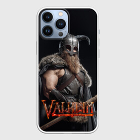 Чехол для iPhone 13 Pro Max с принтом Valheim в Екатеринбурге,  |  | Тематика изображения на принте: fantasy | mmo | valheim | valve | валхейм | вальхейм | викинги | выживалка | игра | королевская битва | ммо | ролевая игра | фэнтази