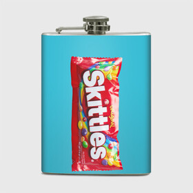 Фляга с принтом Skittles original в Екатеринбурге, металлический корпус | емкость 0,22 л, размер 125 х 94 мм. Виниловая наклейка запечатывается полностью | original | skitls | skittles | оригинальные | ориджнл | скитлс | упаковка