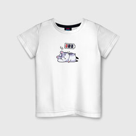 Детская футболка хлопок с принтом Хомячок в Екатеринбурге, 100% хлопок | круглый вырез горловины, полуприлегающий силуэт, длина до линии бедер | батарейка | заряд | зарядка | мышка | мышонок | садится батарея | стикеры | хомяк | хомячки