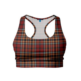 Женский спортивный топ 3D с принтом Woodcutter | Дровосек в Екатеринбурге, 82% полиэстер, 18% спандекс Ткань безопасна для здоровья, позволяет коже дышать, не мнется и не растягивается |  | гравити фолз | гравити фолс | дровосек | канада | клетка | клетки | рубашка