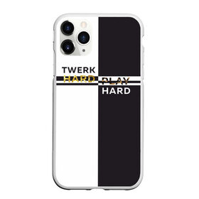 Чехол для iPhone 11 Pro матовый с принтом Twerk hard в Екатеринбурге, Силикон |  | hard | play | play hard | twerk | twerk hard | танец | тверк