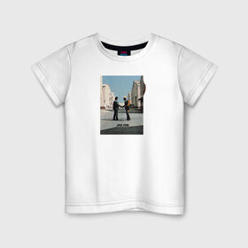 Детская футболка хлопок с принтом Pink Floyd в Екатеринбурге, 100% хлопок | круглый вырез горловины, полуприлегающий силуэт, длина до линии бедер | pink floyd | wish you were here | альбом | музыка | пинк флойд | рок