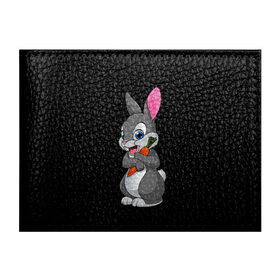 Обложка для студенческого билета с принтом ЗАЙКА в Екатеринбурге, натуральная кожа | Размер: 11*8 см; Печать на всей внешней стороне | Тематика изображения на принте: bunny | cartoon | hare | rabbit | белый | зайчик | заяц | кролик | морковка | мультик | серый