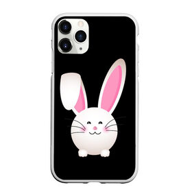 Чехол для iPhone 11 Pro Max матовый с принтом УШАСТИК в Екатеринбурге, Силикон |  | bunny | cartoon | hare | rabbit | зайка | заяц | кролик | мультик | уши