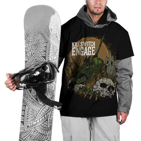 Накидка на куртку 3D с принтом Killswitch Engage в Екатеринбурге, 100% полиэстер |  | killswitch engage | metal | metalcore | rock | skull | метал | рок | танк | череп