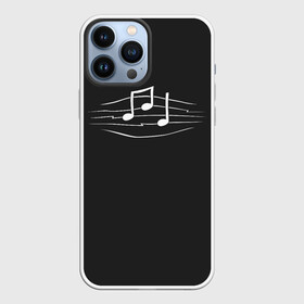 Чехол для iPhone 13 Pro Max с принтом Музыкальные ноты в Екатеринбурге,  |  | clef | instrument | music | musical | notation | note | notes | tablature | treble | грамота | инструмент | ключ | музыка | музыкальный | нота | нотная | ноты | скрипичный | табулатура