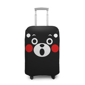 Чехол для чемодана 3D с принтом KUMAMON | КУМАМОН в Екатеринбурге, 86% полиэфир, 14% спандекс | двустороннее нанесение принта, прорези для ручек и колес | bear | japan | japanese | kumamon | kumamoto | аниме | игрушка | кумамон | кумамото сапурайдзу | медведь | мишка | персонаж | талисман | япония