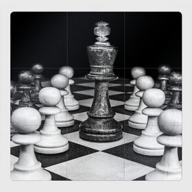 Магнитный плакат 3Х3 с принтом Шахматы в Екатеринбурге, Полимерный материал с магнитным слоем | 9 деталей размером 9*9 см | доска | игра | игровая | игры | короли | король | логика | настольная | настольные | пешка | пешки | спорт | туча | шахматный | шахматы