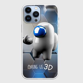 Чехол для iPhone 13 Pro Max с принтом Among Us 3D в Екатеринбурге,  |  | 3d плиты | 3d человечек 3d | 3д | among us | sabotage | амонг | игра | космонавт | объем