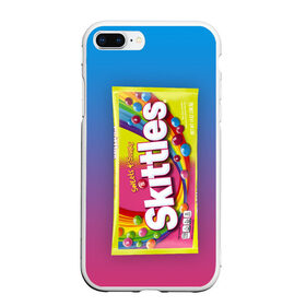 Чехол для iPhone 7Plus/8 Plus матовый с принтом Skittles | Желтый в Екатеринбурге, Силикон | Область печати: задняя сторона чехла, без боковых панелей | skittles | sweet sours | yellow | градиент | желтый | красный | радуга | розовый | синий | скитлс | фиолетовый