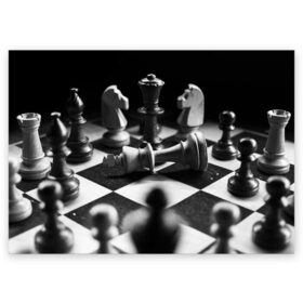 Поздравительная открытка с принтом Шахматы в Екатеринбурге, 100% бумага | плотность бумаги 280 г/м2, матовая, на обратной стороне линовка и место для марки
 | доска | игра | игровая | игры | конь | короли | король | ладья | логика | настольная | настольные | пешка | пешки | спорт | туча | ферзь | шахматный | шахматы