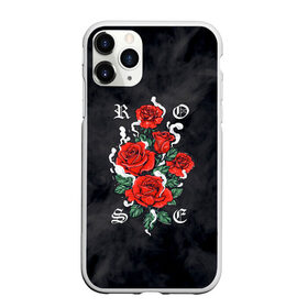 Чехол для iPhone 11 Pro матовый с принтом РОЗЫ | ROSES SMOKE в Екатеринбурге, Силикон |  | chery | flowers | japan | roses | sakura | вишня | растения | розы | ромашка | сакура | тюльпаны | цветы | цветы сакуры | япония